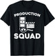 Film Équipe - Production Producteur De Cinéma T-Shirt - T-Shirt | Black