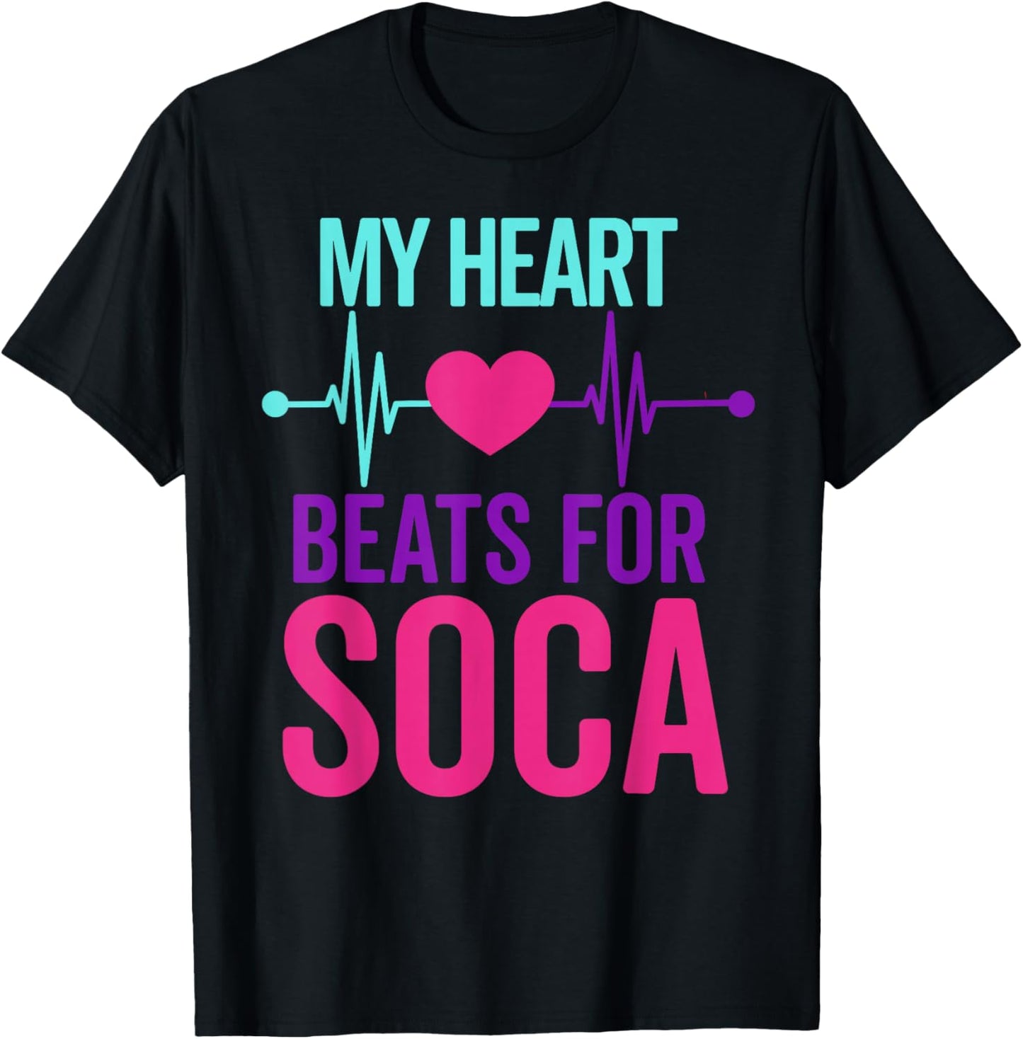 Soca For Sokah Music Trinidad & Tobacco Guyanese Carnival T-Shirt - T-Shirt | Black