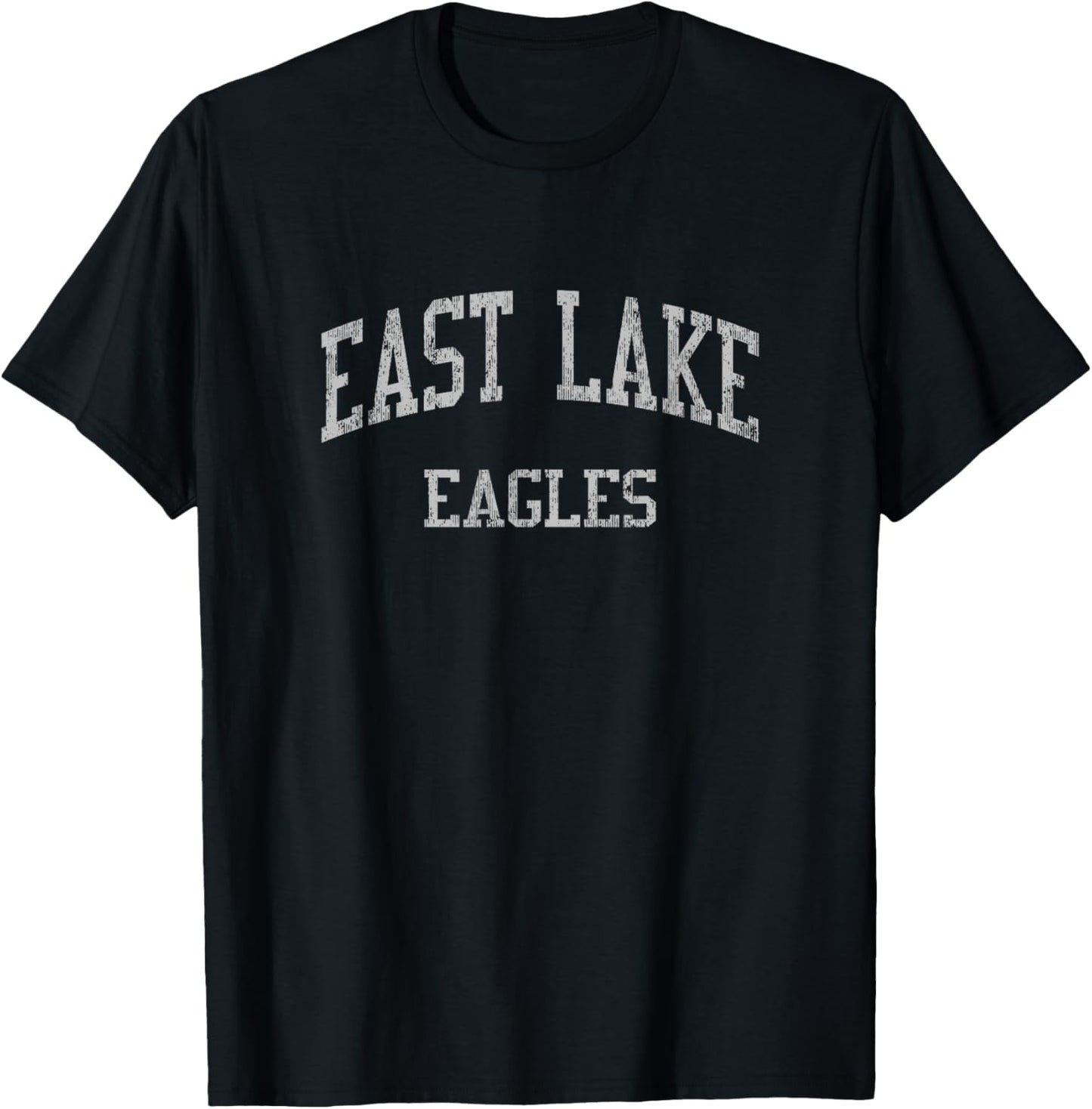 East Lake High School HS Tarpon Springs FL Vintage Sports T-Shirt - T-Shirt | Black