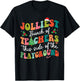 Jolliest Bunch of Teachers This Side Of The Playground X-mas T-Shirt - T-Shirt | Black