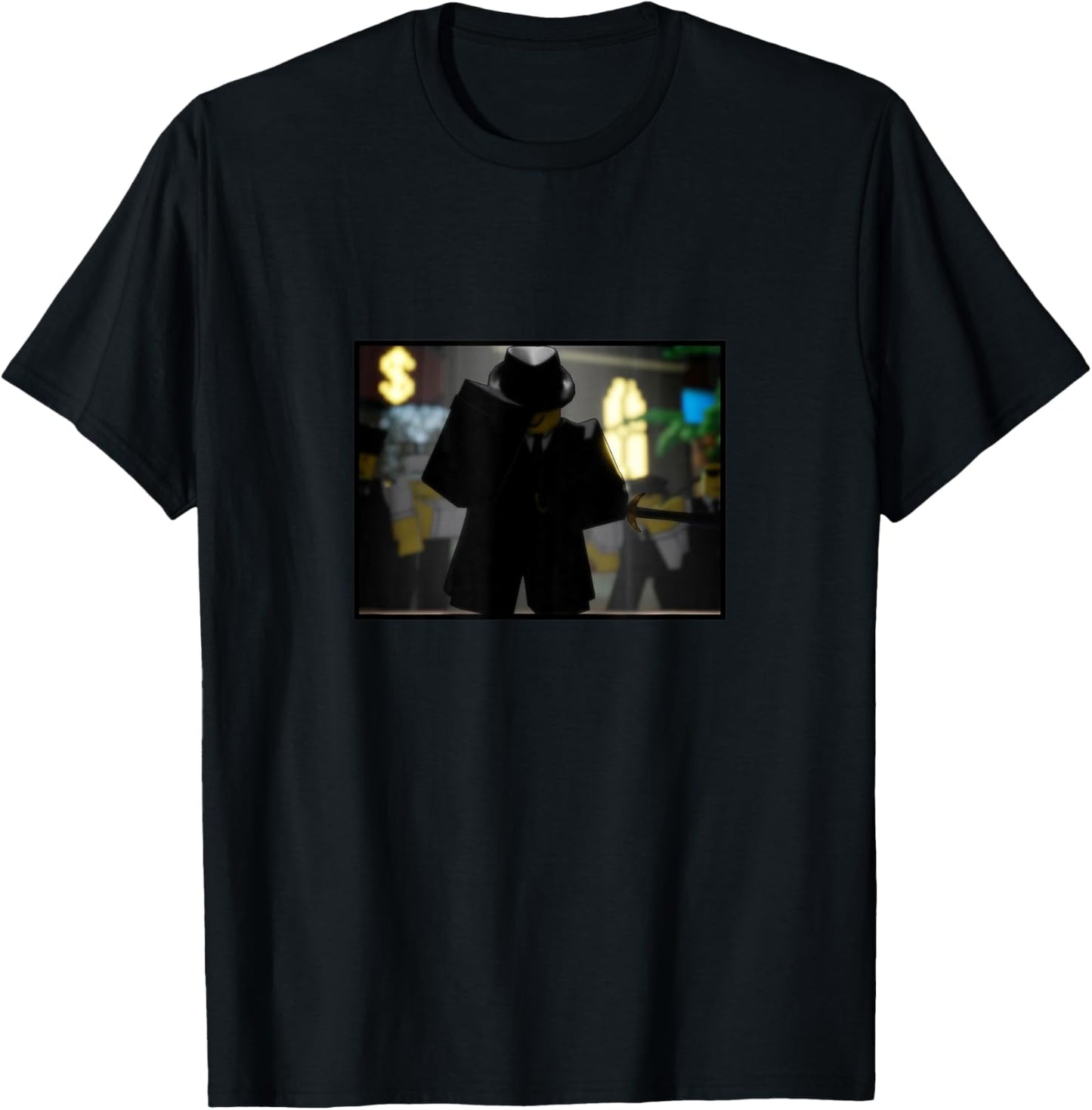 Mafioso Forsaken Design T-Shirt - T-Shirt | Black