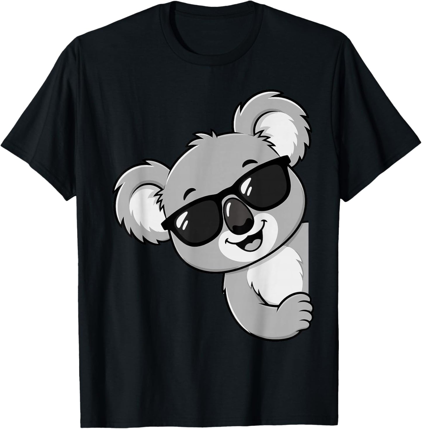 Funny Animal Lovers Koala T-Shirt - T-Shirt | Black