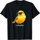 Cute yellow Bird with Sunglasses T-Shirt - T-Shirt | Black