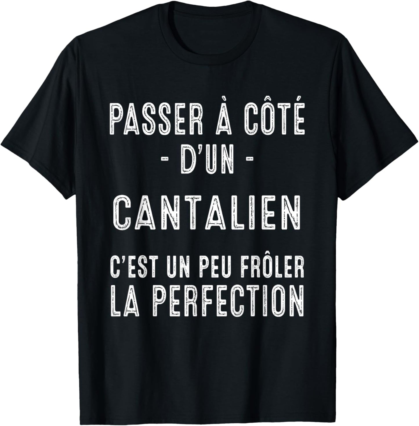 Cantal Cantalien Cadeau Fierté T-Shirt - T-Shirt | Black