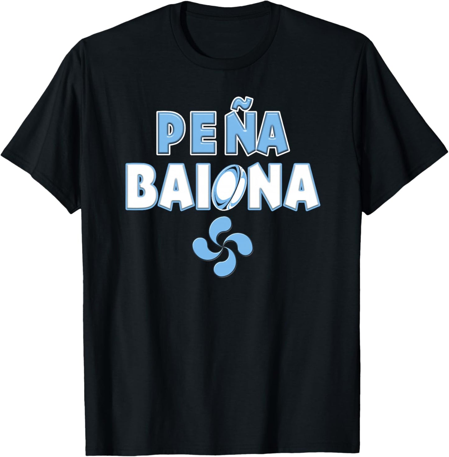 l'esprit du Rugby Bayonnais Pays Basque Supporter Famille Haut de Gamme T-Shirt - T-Shirt | Black