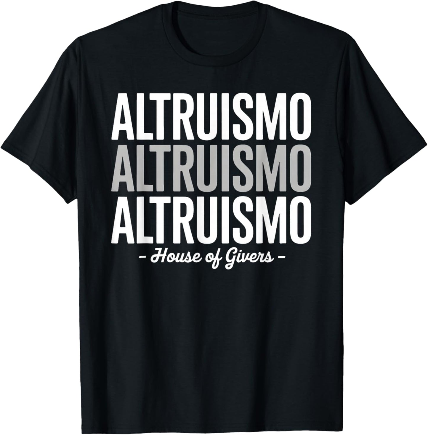 Altruismo House of Givers Shirt Altruismo House School T-Shirt - T-Shirt | Black