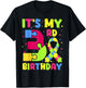 It's My 3rd Birthday Autism Awareness 3 Years Old T-Shirt - T-Shirt | Black