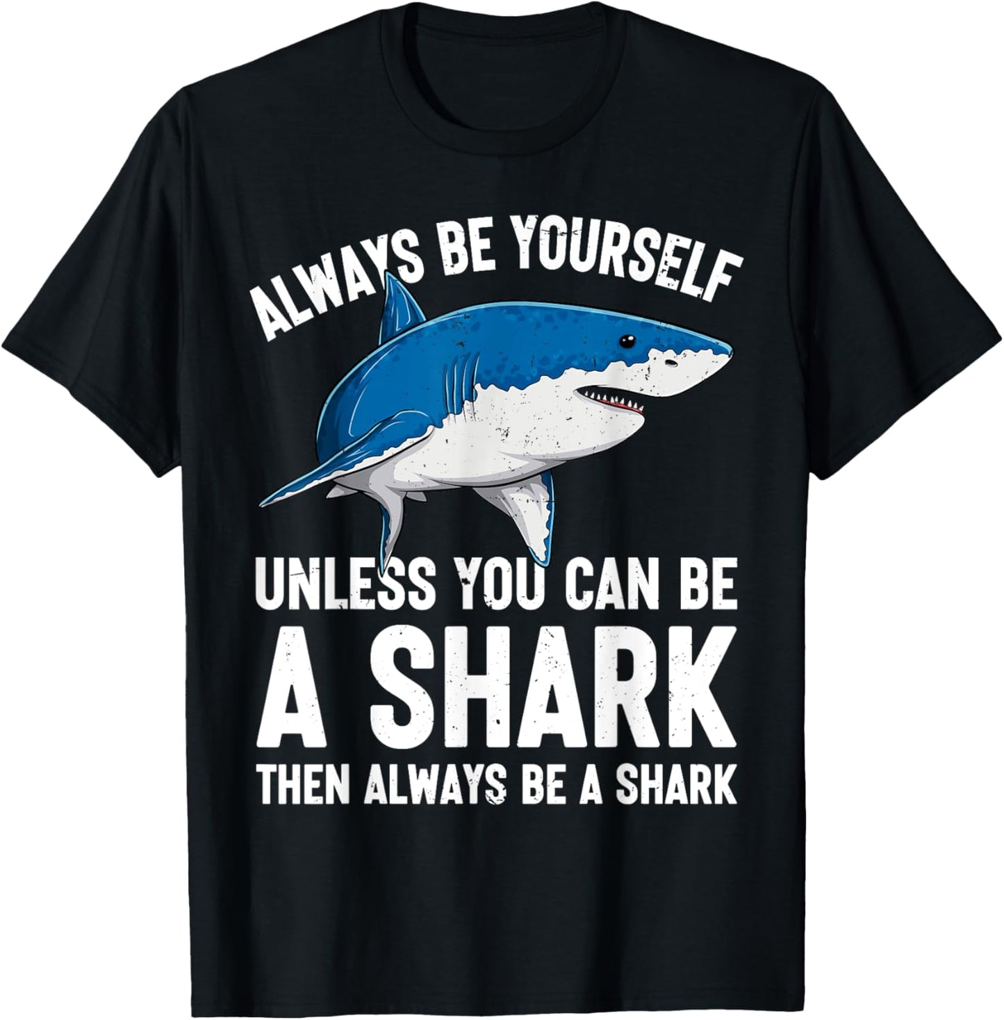 Shark Biology Ocean Wildlife Cool Sharks Lover T-Shirt - T-Shirt | Black