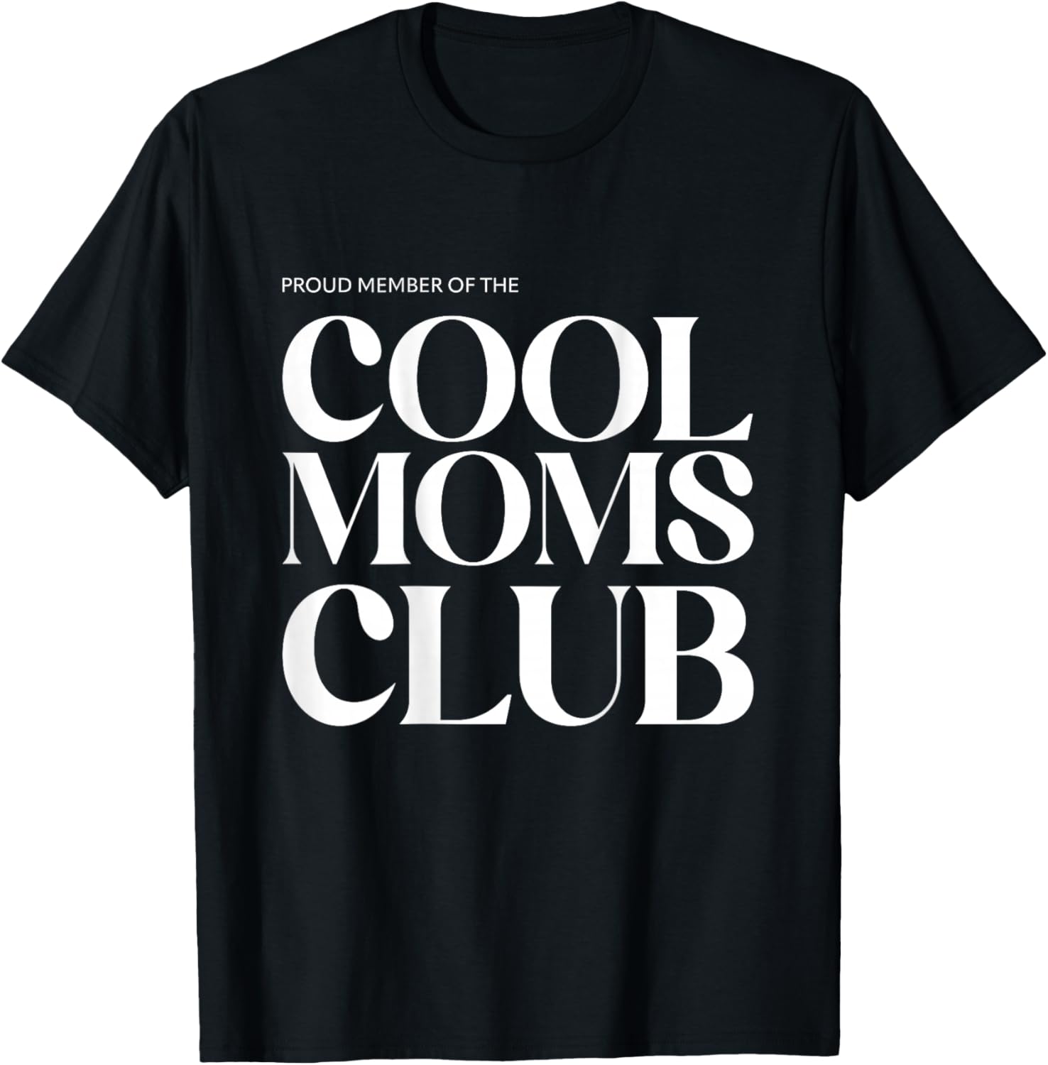 Motif The Very Cool Moms Club Back T-Shirt - T-Shirt | Black