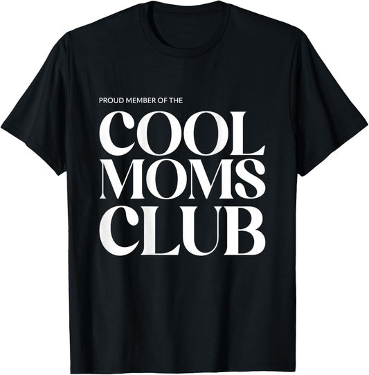 Motif The Very Cool Moms Club Back T-Shirt - T-Shirt | Black