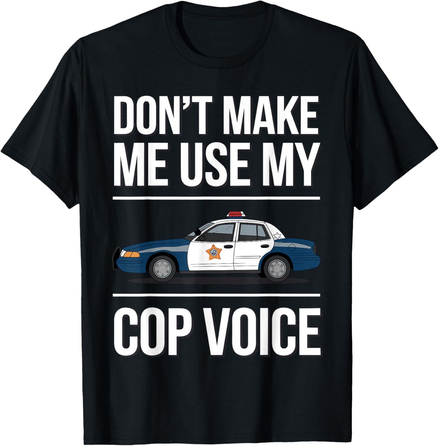 Police Art Women Cop Law Enforcement Police Officer T-Shirt - T-Shirt | Black