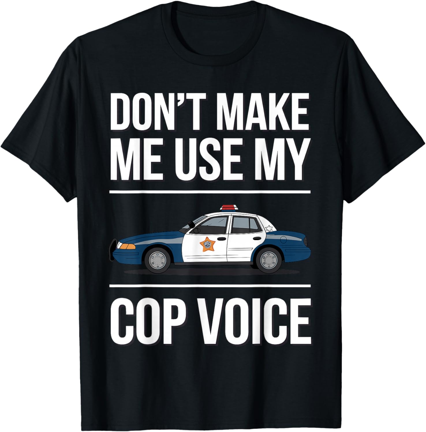Police Art Women Cop Law Enforcement Police Officer T-Shirt - T-Shirt | Black
