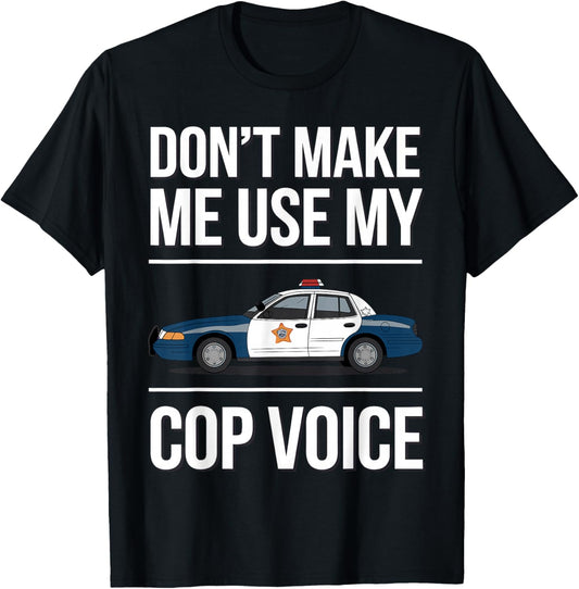 Police Art Women Cop Law Enforcement Police Officer T-Shirt - T-Shirt | Black
