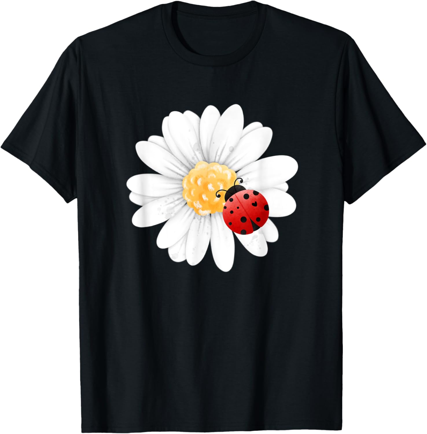 Daisy LadyBug T-Shirt - T-Shirt | Black