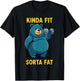 Powerlifting Fat Guy Shirt, Kinda Fit Sorta Fat Bear T-Shirt - T-Shirt | Black