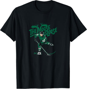 Mikko Rantanen - The Moose is Loose - Dallas Hockey T-Shirt - T-Shirt | Black