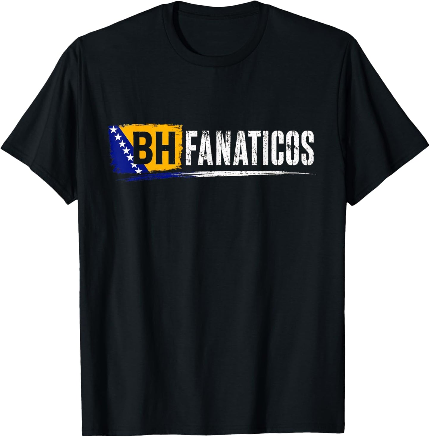 BHFANATICOS Bosnien Bosna Hercegowina Fan Culture Design T-Shirt - T-Shirt | Black