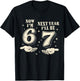 6 Year Old Birthday Boys Kids Now I'm 6 Next Year I'll be 7 T-Shirt - T-Shirt | Black