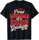 Proud Momma of a Class of 2026 Graduate Senior Graduation T-Shirt - T-Shirt | Black