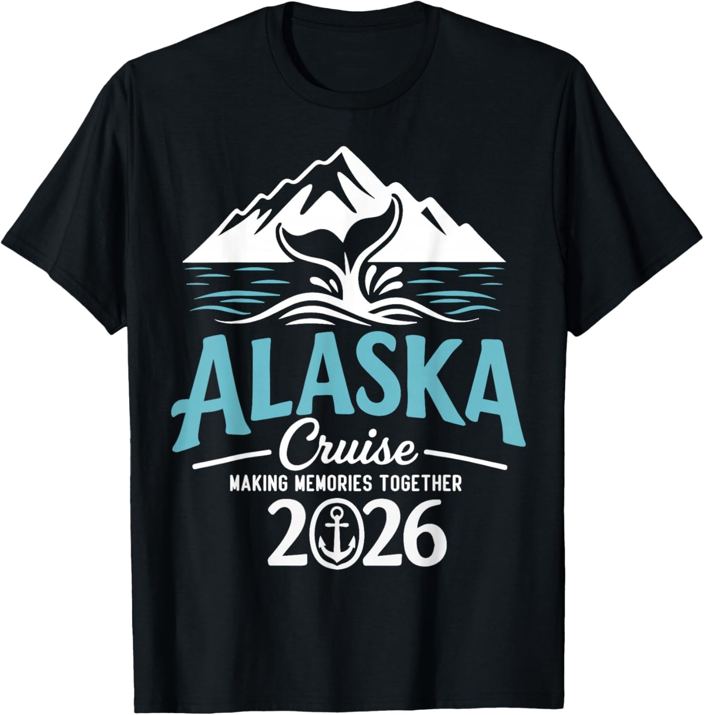 Matching Family Friends and Group Alaskan Alaska Cruise 2026 T-Shirt - T-Shirt | Black