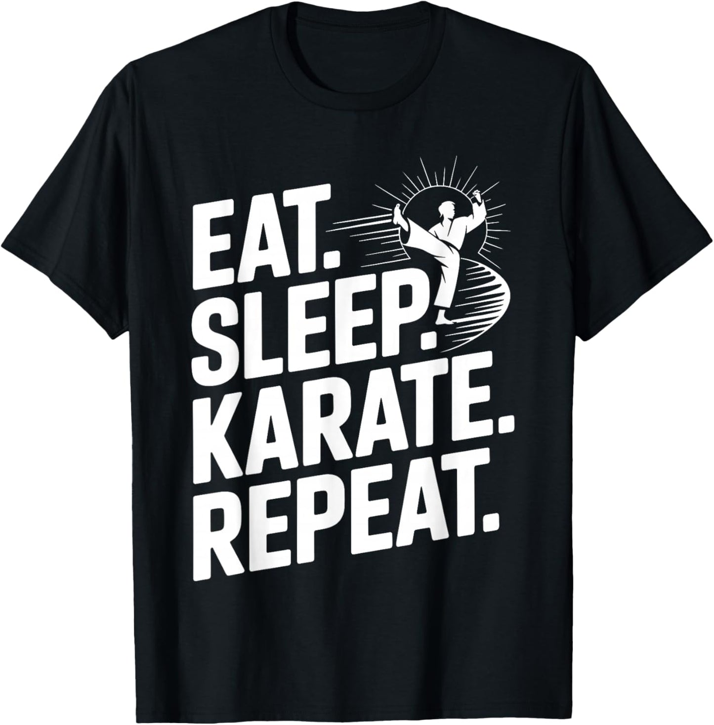 Cool Karate Design Women Kids Martial Arts Karate T-Shirt - T-Shirt | Black