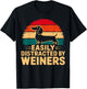 Easily Distracted by Weiners Dachshund Dog T-Shirt - T-Shirt | Black