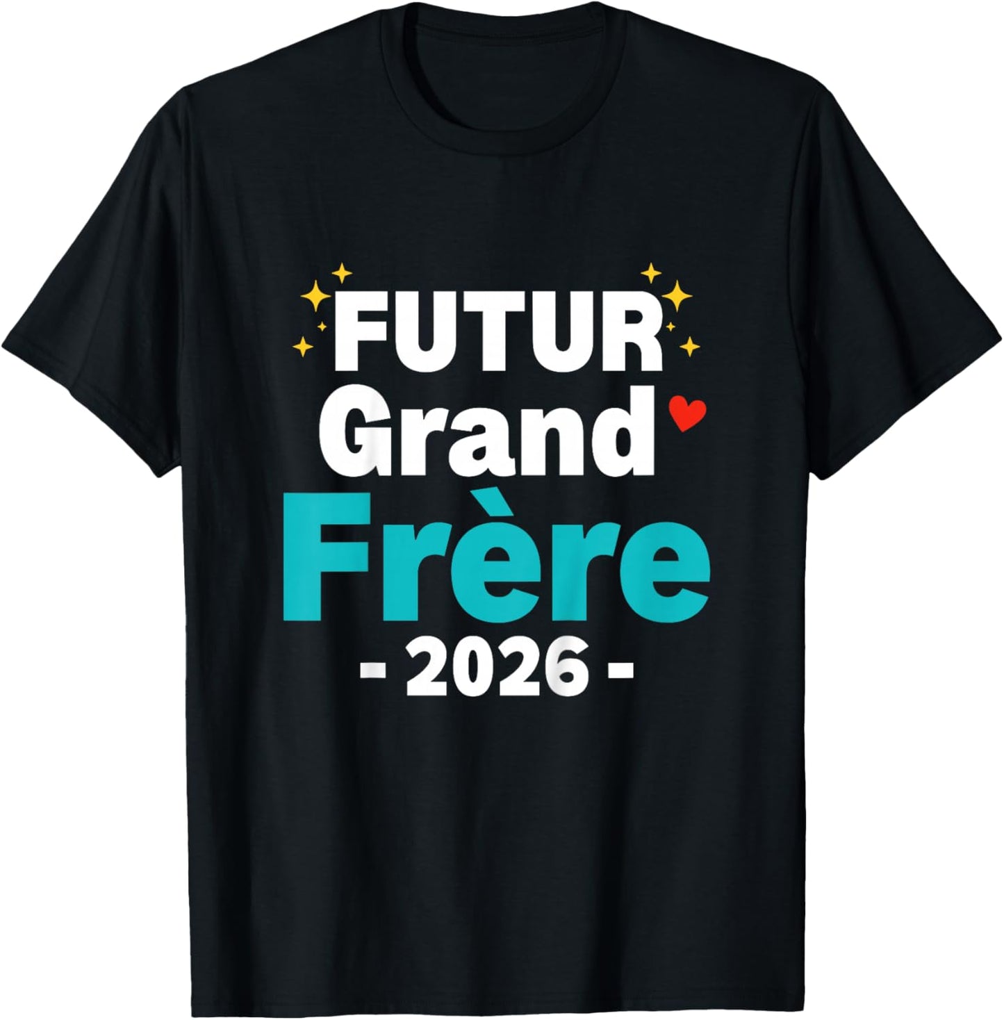 Kid I Will Be Big Brother 2026 Boy Future Big Brother Funny T-Shirt - T-Shirt | Black