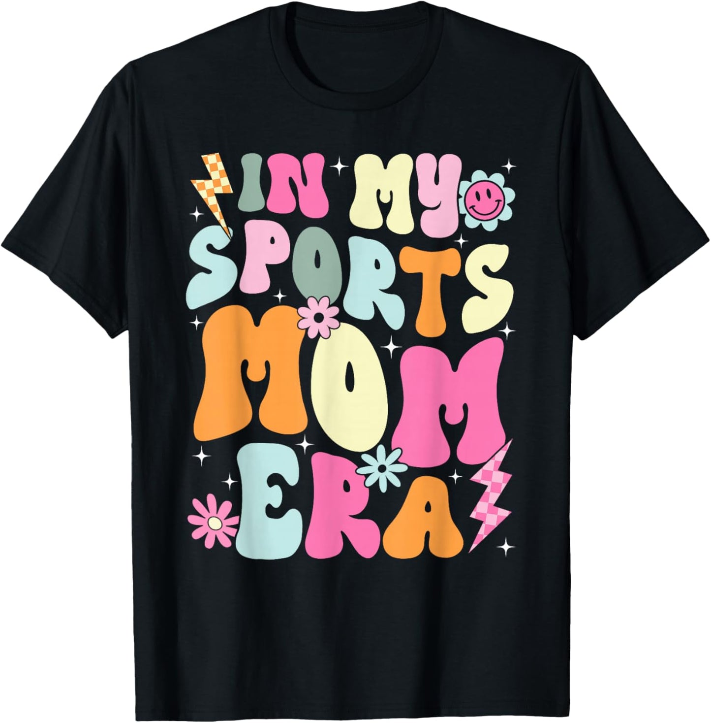Sports Mom Era Sports Mom Life Kat In My Sports Mom Era Sports Mom Life Sports Lover Trendy T-Shirt - T-Shirt | Black