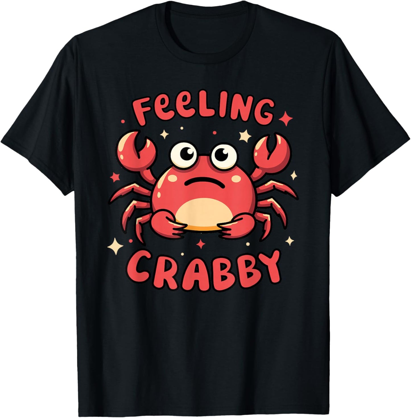 Feeling Crabby T-Shirt - T-Shirt | Black