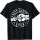 Best Daddy Ever - Fist Bump Circle Emblem Design Daddy T-Shirt - T-Shirt | Black