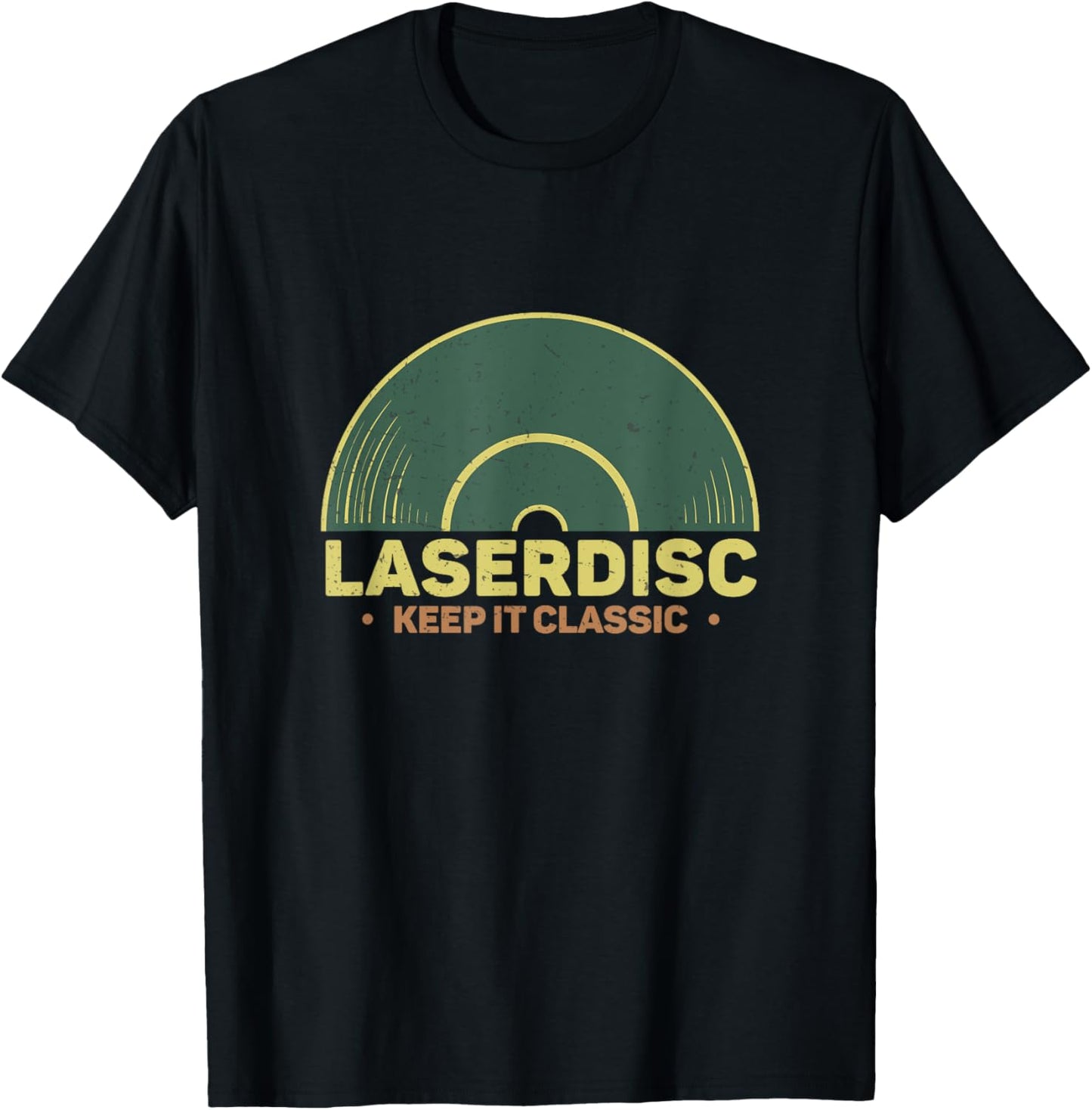Reflective Optical Video Disc System Awesome Laserdisc Keep It Classic - Black, Small T-Shirt - T-Shirt | Black
