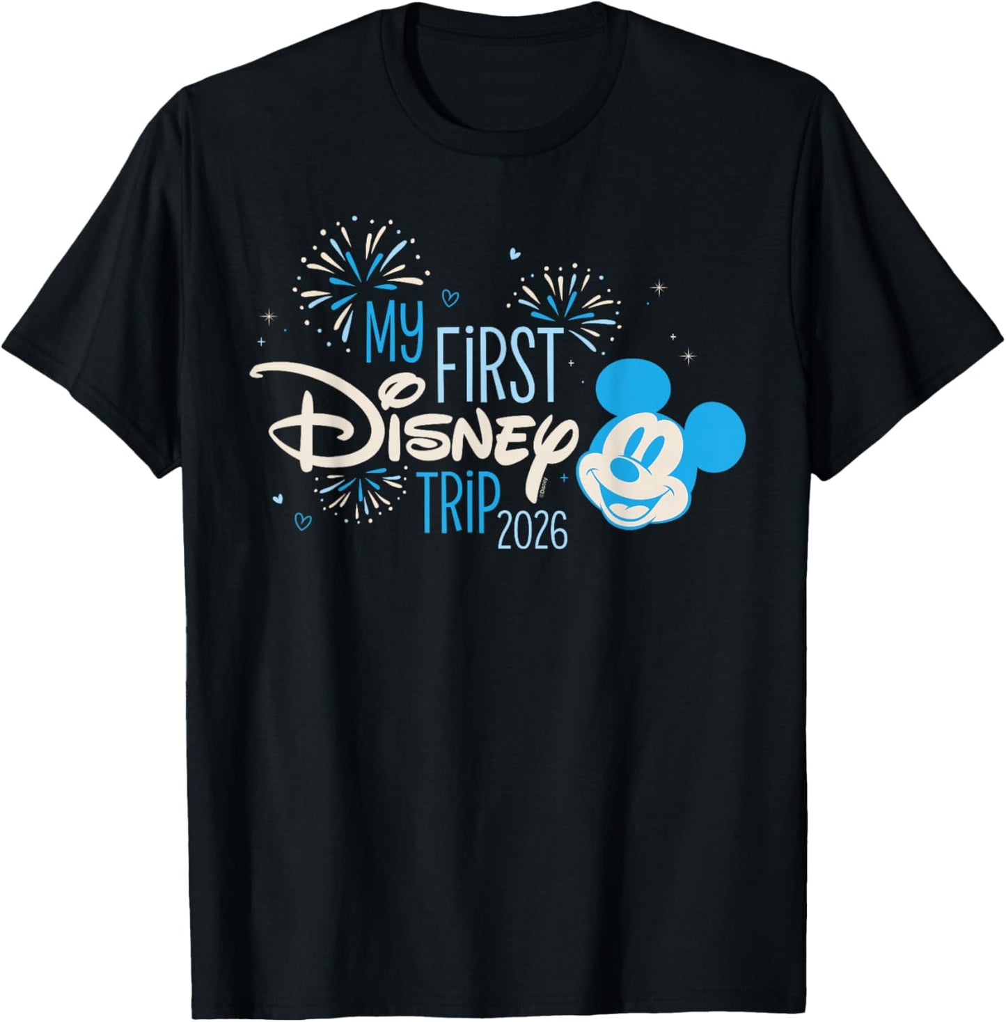 Disney Mickey Mouse "My First Disney Trip" 2026 Vacation T-Shirt - T-Shirt | Black