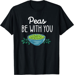 Thanksgiving Dinner Foods Family Matching Peas With You T-Shirt - T-Shirt | Black