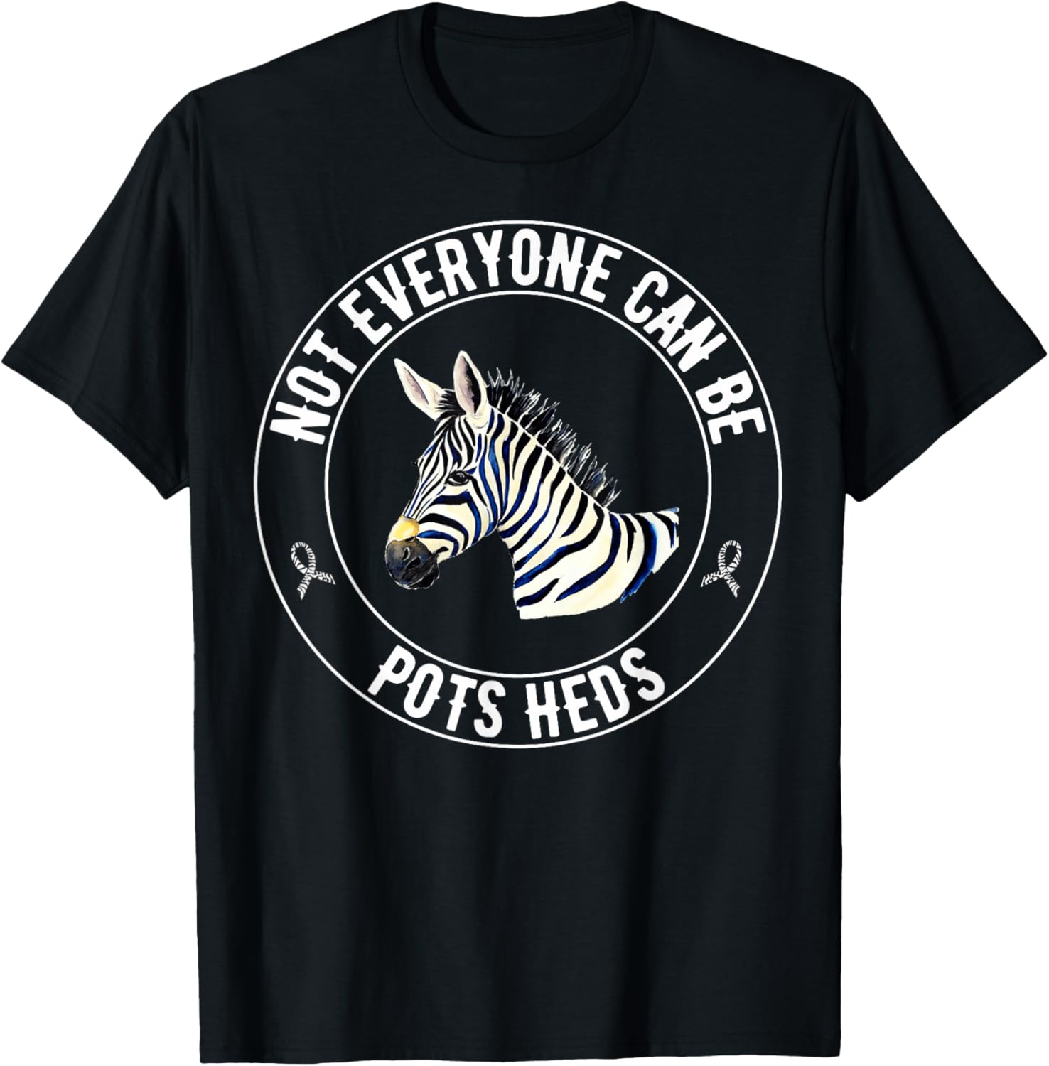 POTS hEDS Awareness Hypermobile Ehlers-Danlos Syndrome EDS T-Shirt - T-Shirt | Black