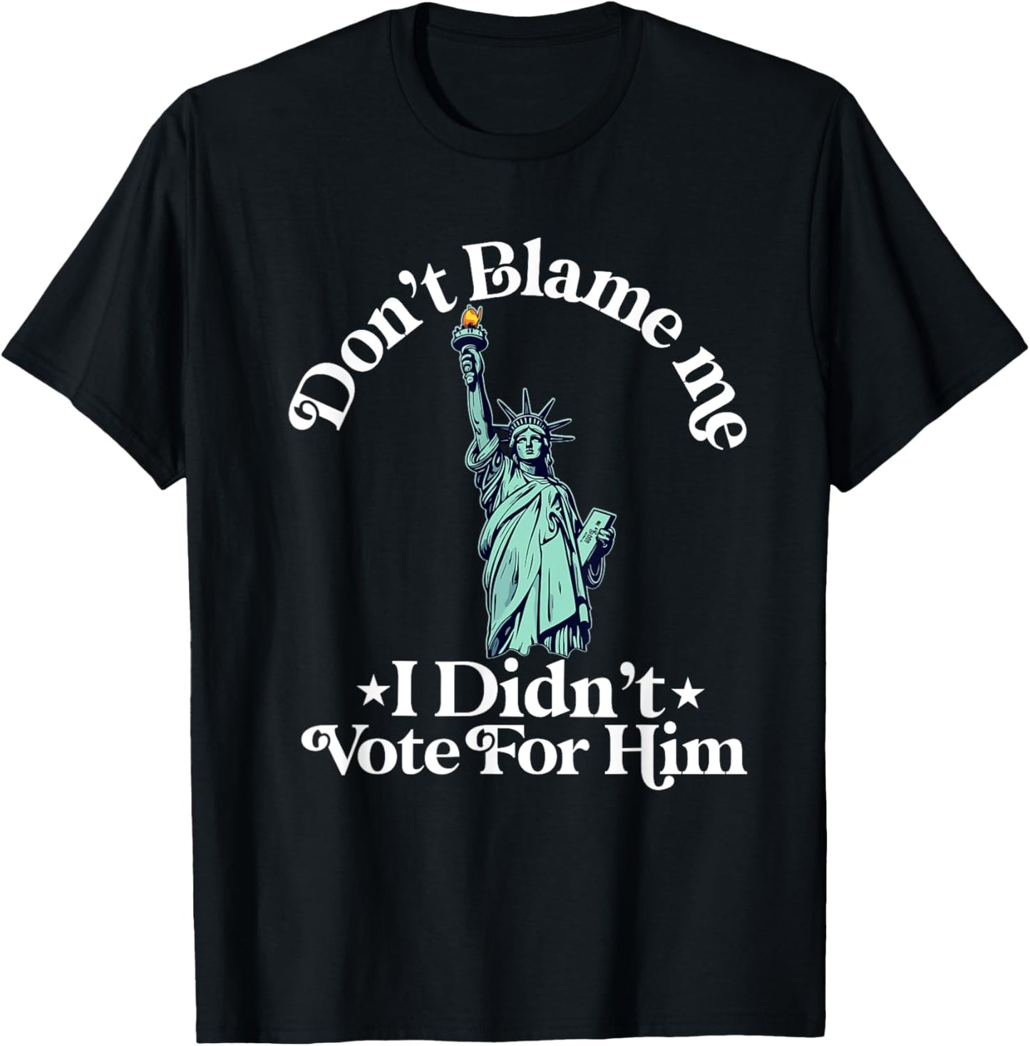 Dont Blame Me I Didn't Vote Democrat Politics T-Shirt - T-Shirt | Black