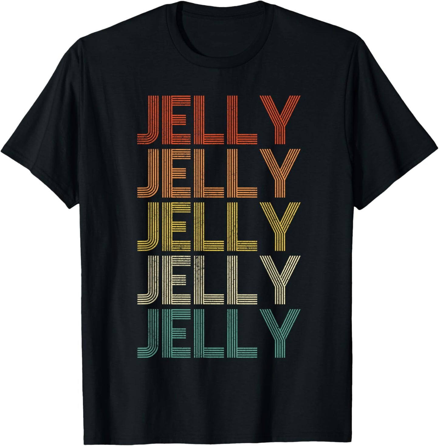 Jelly Vintage Retro T-Shirt - T-Shirt | Black