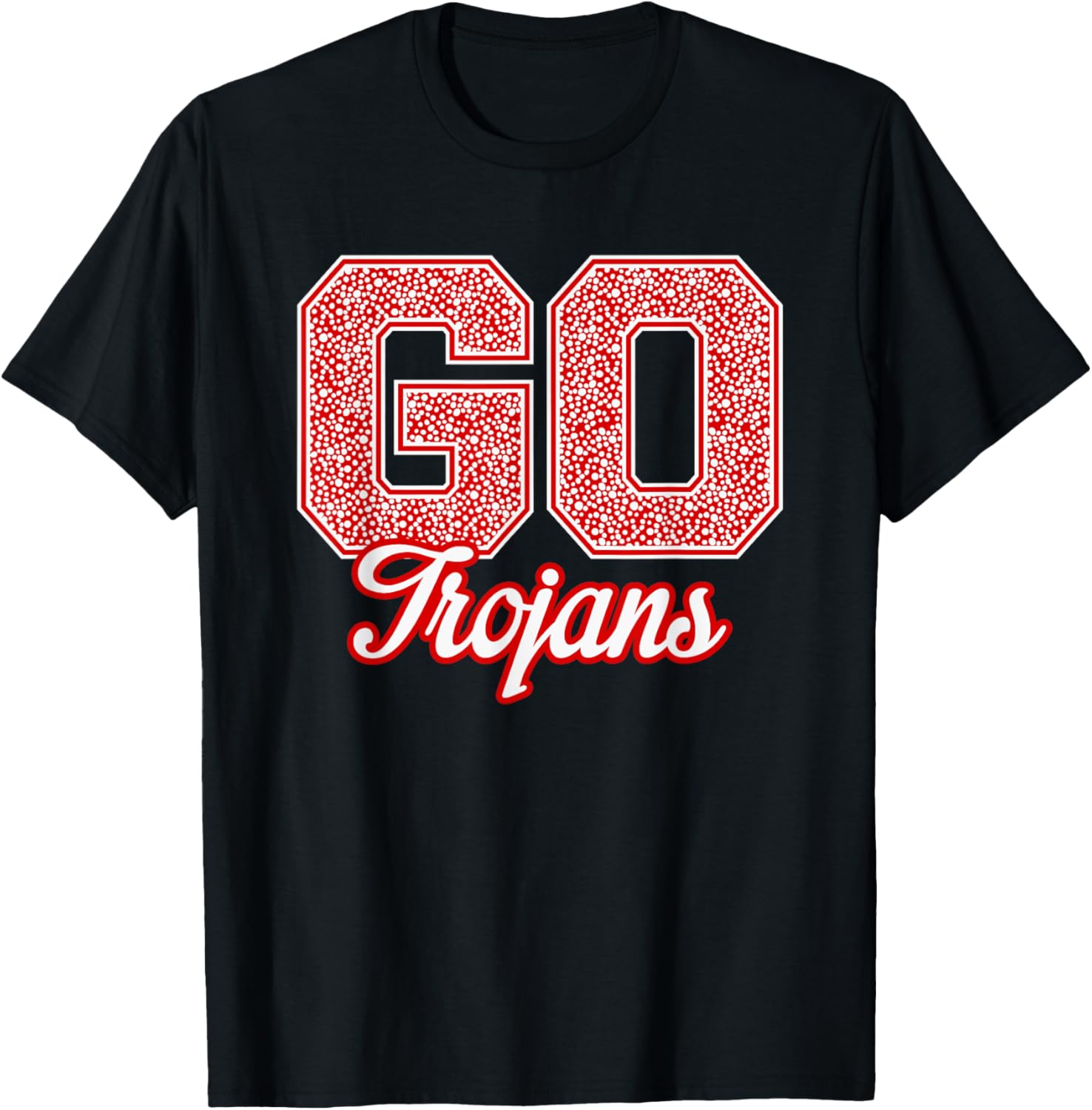 Troy Trojans GO! School Pride T-Shirt - T-Shirt | Black