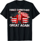 Make Christmas Great Again Santa Funny Trump Xmas Pajamas T-Shirt - T-Shirt | Black
