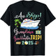 Aw Cruise Ship Grandma & Granddaughter Trip 2025 Family Day T-Shirt - T-Shirt | Black