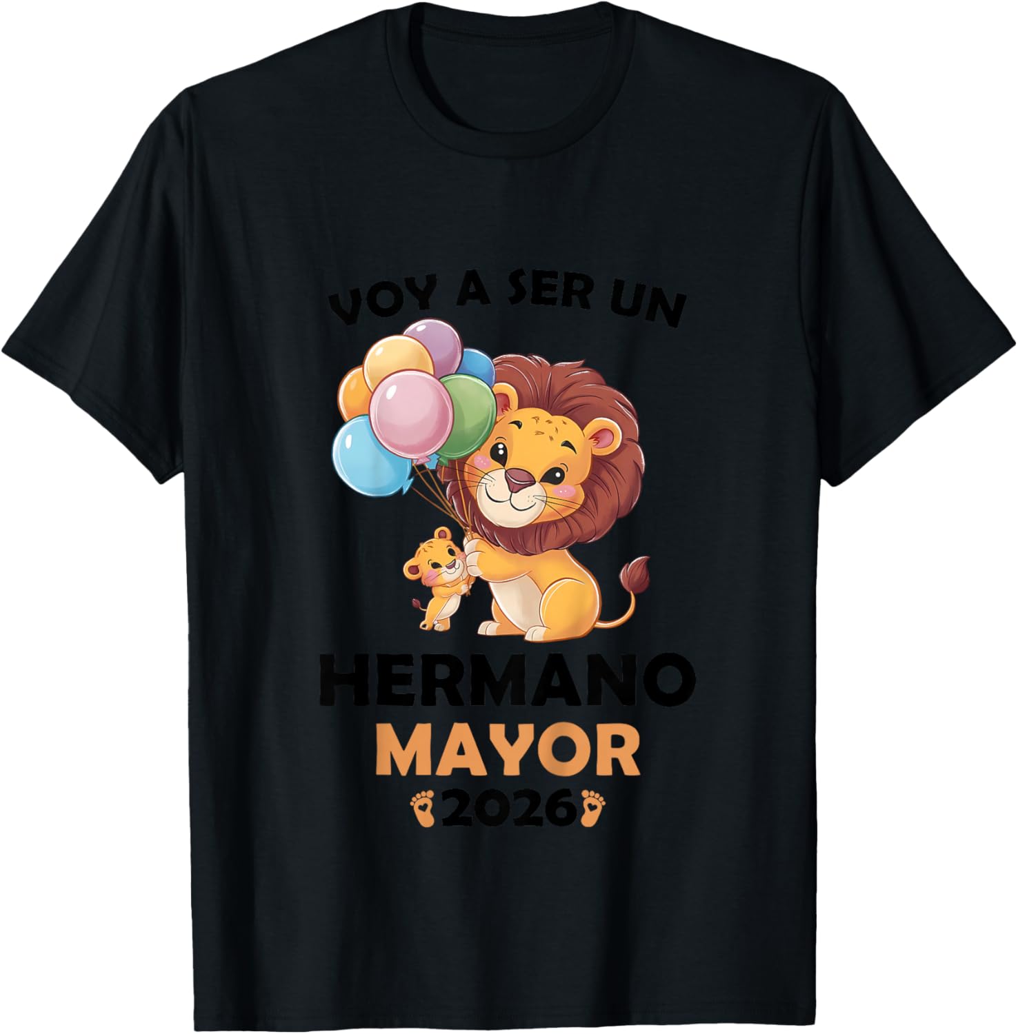 Kids Voy A Ser Hermano Mayor 2026 Big Brother 2026 in Spanish T-Shirt - T-Shirt | Black