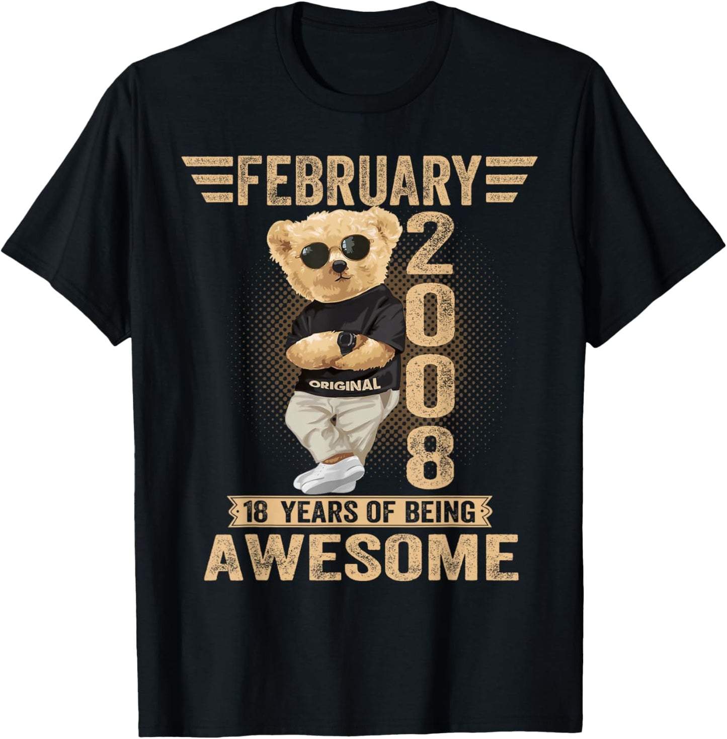 Ours en Peluche génial pour Homme et Femme 18 février 2008 T-Shirt - T-Shirt | Black