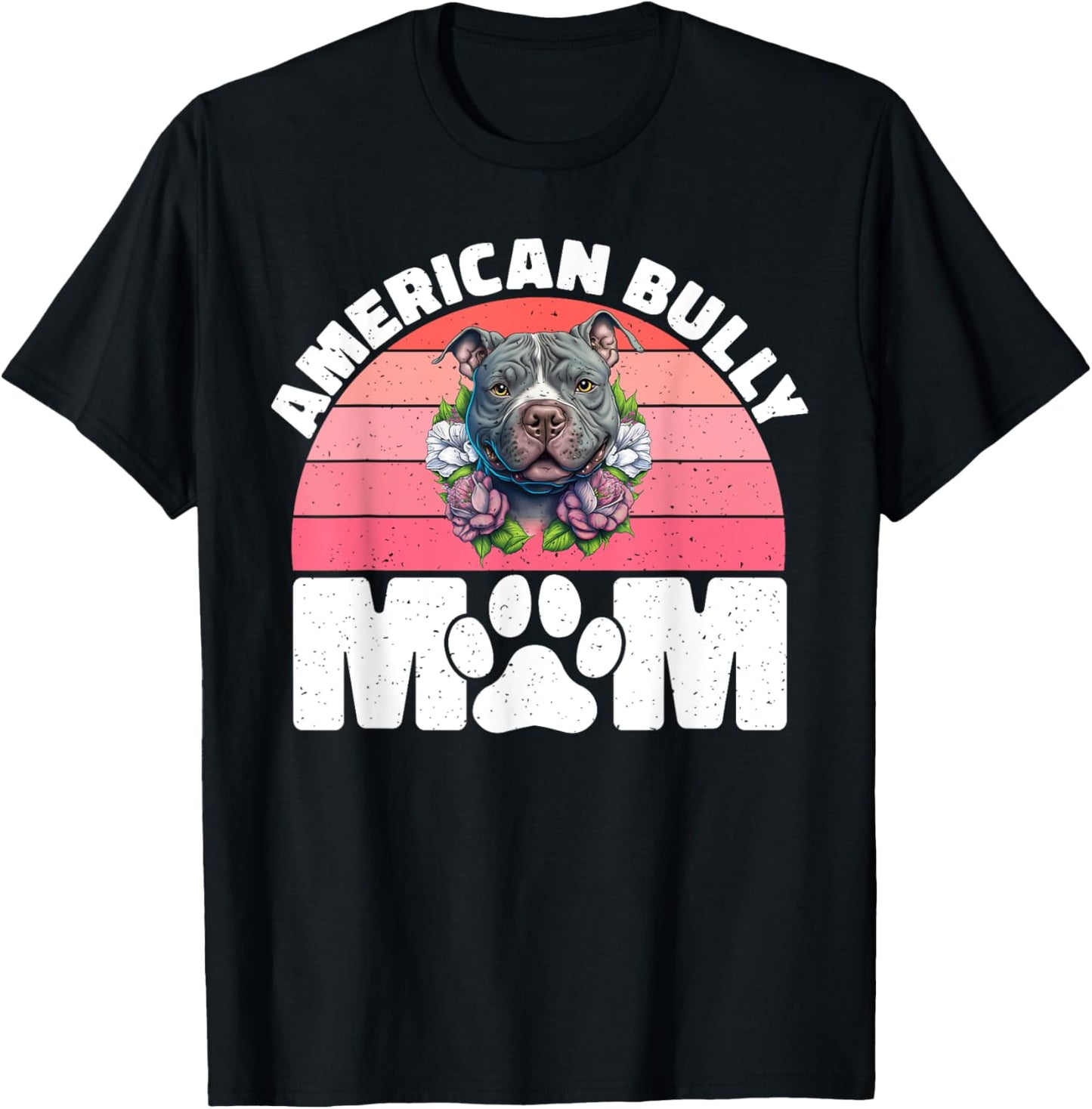 American Bully Mom American Bully T-Shirt - T-Shirt | Black