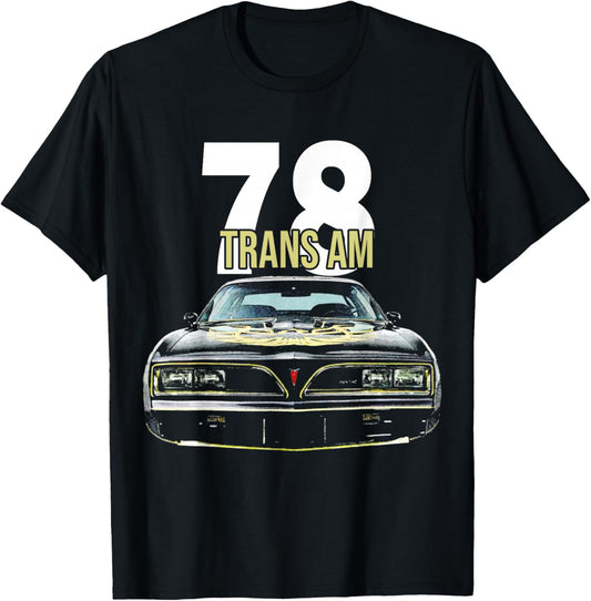 1978 78 trans am vintage black car MUSCLE CARS 70s CLASSIC T-Shirt - T-Shirt | Black