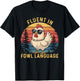 Fluent In Fowl Language Funny Chicken Lover T-Shirt - T-Shirt | Black