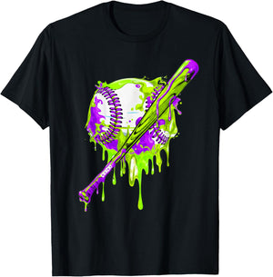 Baseball Respect The Drip Boys Baseball T-Shirt - T-Shirt | Black