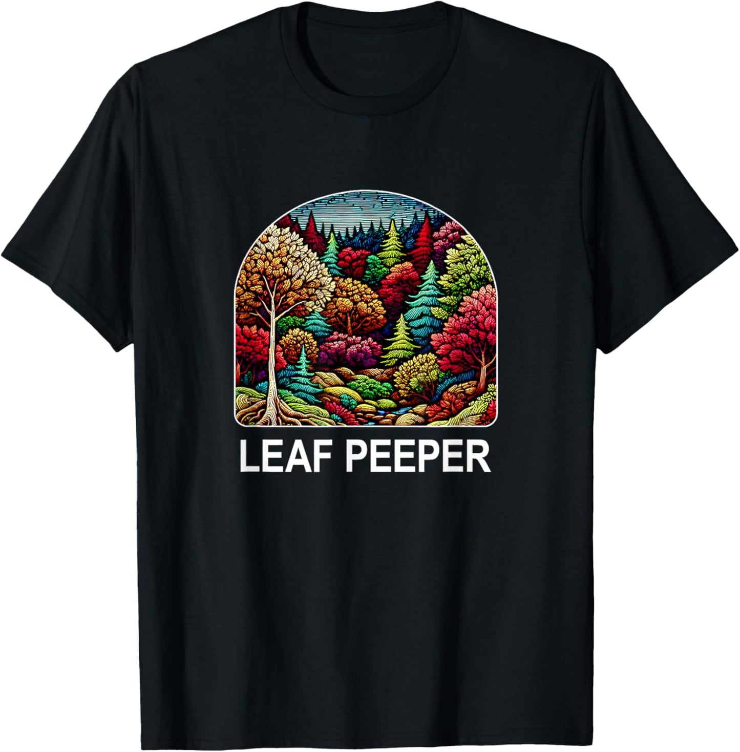 Leaf Peeper T-Shirt - T-Shirt | Black