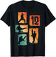 12th Birthday Karate Taekwondo 12 Years Old Boy Martial Arts T-Shirt - T-Shirt | Black