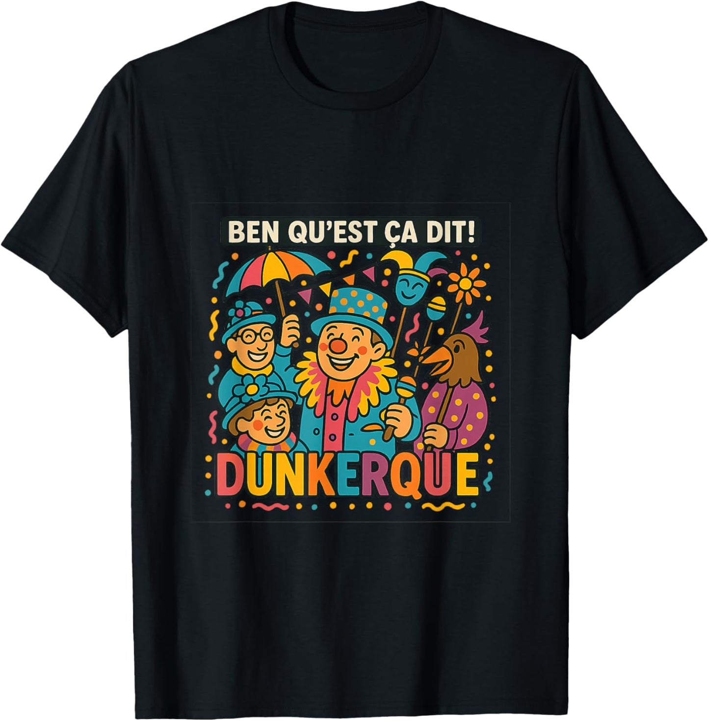 Carnival of Dunkirk Bands and Proms T-Shirt - T-Shirt | Black