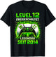 Level 12 Birthday Boy Gamer Funny 2014 12 Birthday T-Shirt - T-Shirt | Black