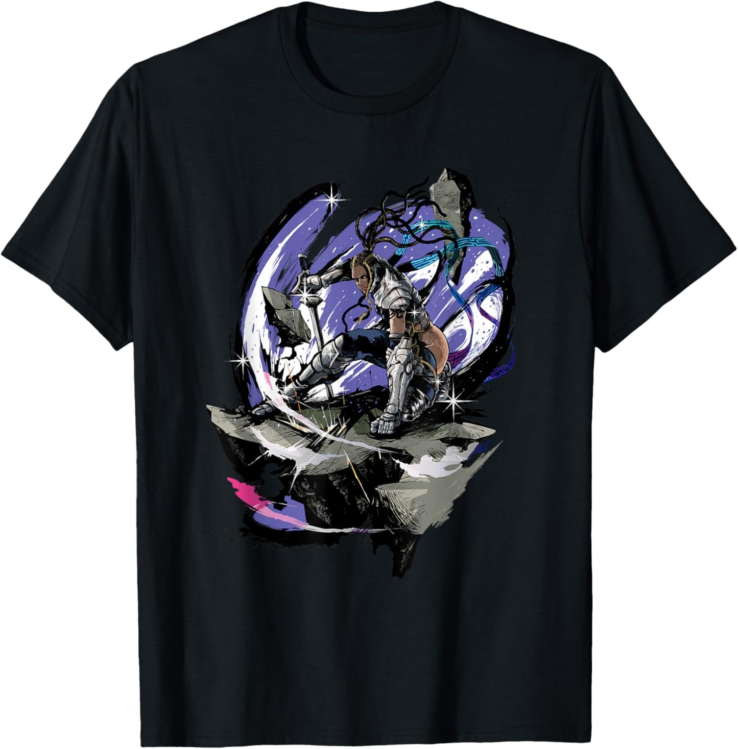 Tekken7 Master Raven 002 T-Shirt - T-Shirt | Black